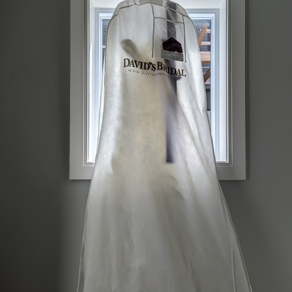 David's Bridal Trumpet Wedding Gown - Picture 12 of 13